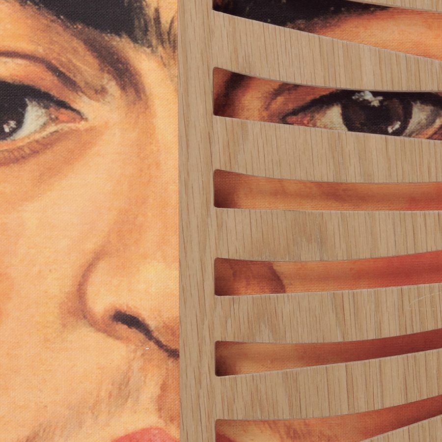 Los sueños de Frida Kahlo — estuche escultura en madera troquelada